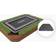 North Trampoline In Ground Rectangular 300x190cm + Safety Net + Cover