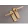 Designer Levers Newington Ribbed on 2pcs 129x50mm