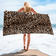 Shein pc BestSelling Leopard Print Microfiber Bath Towel Brown, Black (140x70cm)