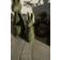 DBKD Swedish Rabbit Dekoration 17 cm Keramik Shiny Green Påskepynt 17cm