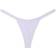 PINK Women's Logo Cotton Shimmer Micro Thong Panty