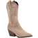 Shein New Velvet Pointed Toe Chunky Heel WesternStyle MidCalf Boots