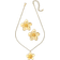 Shein Gold-Plated Flower Pendant Necklace - Women's