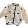 Shein Girls' Fashionable Heart Pattern Button-front Cardigan