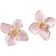 Shein 1pair Colorful Oil Drip Four-Petal Flower Shaped Women's Dopamine Stud Earrings, Suitable For Daily Simple Sweet Vacation Gift Valentines,Mom,Mother,Mother's Day,Gift