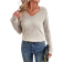 Shein Womens VNeck Long Sleeve Lace Contrast Back Mesh Casual Slim Fit Fashion TShirt