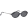 Aldo Javona Oval Sunglasses - Black/Silver