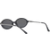 Aldo Javona Oval Sunglasses - Black/Silver