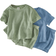 Shein pcsSet Toddler BoysGirls Solid Color Crew Neck Raglan Sleeve Sweatshirt And Casual Shorts Outfit