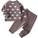 Shein Baby Girl Floral Pattern Raglan Sleeve Sweater & Knit Pants