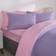 Brentfords Microfibre Reversible Set, Lilac/Pink - Double - Duvet Cover Pink, Purple (200x200cm)