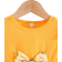 Shein Baby Girls' Short Sleeve Lotus Collar Top With Bowknot Decor And Bee Print Long Pants Casual Outfits For Summer