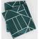 OHS Ultra Soft Geometric Print Throw - Teal - Blankets Green, Blue (150x120cm)