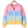 Shein Tween Girl Colorblock Drop Shoulder Cardigan