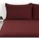 Brentfords Plain and Pillowcase Set Super King Duvet Cover Red (260x220cm)