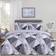 Dreamscene Marble Geometric Duvet Cover Grey (200x200cm)