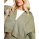 boohoo Embroidered Boxy Crop Zip Through Hoodie - Green