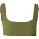 & Other Stories Crinkle Scoop Front Bikini Top Khaki Green