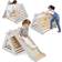 Costway 4 in 1 Climbing Triangle with Slide