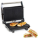 Retoo Kontaktgrill tischgrill elektrogrill 750w sandwichtoaster sandwichmaker Schwarz unzutreffend