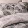 OHS Watercolour Tile Reversible Set Double - Charcoal Duvet Cover Grey (200x200cm)