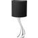 Georg Jensen Cobra Mini Lampe Sølv/Sort Bordlampe 41cm