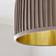 Dunelm Sawyer Pleated Velvet Drum Lamp - Natural Shade ∅ 45cm