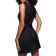 New Look Pinstripe Sequin Mini Dress - Black