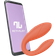 IntoYou App Series Couple Toy with App Premium Silicone Salmon