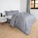 OHS Isaac Duvet Cover Grey (230x220cm)