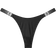 Victoria's Secret Very Sexy Scattered Shine Strap Smooth Thong Panty - Black