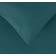Brentfords 2 Pack Plain Dyed Housewife Pillowcases Pair Set Teal Pillow Case Blue (75x50cm)