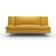 Dunelm Mateo Flatweave Clic Clac Double Bed Ochre Sofa 181cm 3 Seater