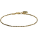 Lucléon Essentials mm Guldfarvet Rebkæde Armbånd