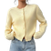 Shein Lässige Einfarbige Damen Cardigan Pullover - Einfarbig