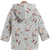 Shein Young Girl Floral Print Hooded Coat - Teddy Lined