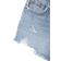 Zara Ripped Denim Bermuda Shorts - Light Blue (4551/617/406)