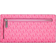 Michael Kors Carson Large Signature Logo Wallet - Pink
