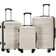 OHS Hard Shell Suitcase set of 3 - Cream