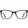 Shiny Black Rectangle Plastic Eyeglasses Online Full Rim Leah Brown Medium
