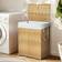 Sweetcrispy Foldable Laundry Hamper Large Capacity Clothes Basket with Lid 23.8 Gallon