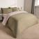 Brentfords Reversible Set Natural Sage King Duvet Cover Green, Natural (230x220cm)