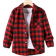Shein Tween Boy Plaid Pocket Front Shirt