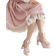 Shein Sexy And Fashionable Lolita Style High Heels With Bow Decoration Graduation Heel Prom Heels For Summer