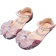 Shein Kids' Flat Shoes With Rhinestone Fashionable Girls' Princess Single Shoes