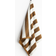 H&M 70 x 140 Badehåndklæde Beige (140x70cm)
