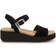 Lucky Brand Bernyc Wedge Sandal Women's Black Sandals Ankle Strap