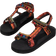 Shein New European And American Fashion Ladies ThickSoled Sandals With Magic Tape Printed Fish Mouth Open Toes And Beach Sandals Multicolor EUR36,EUR37,EUR38,EUR39,EUR40,EUR41,EUR42,EUR43