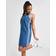 adidas Adicolor 3 Stripes Kleid - Rauchblau/Blue Denim/Weiß