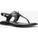 Michael Kors MKSandalia Mandy De Piel Con Tira En Forma De T - Negro